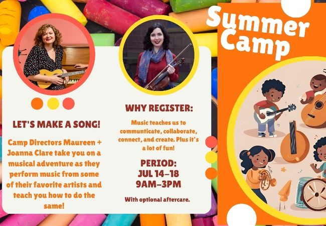 Make a Song Camp! July 14th-July 18th